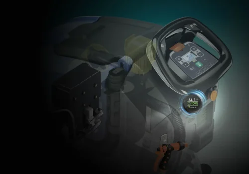 floor cleaning machine smart power meter